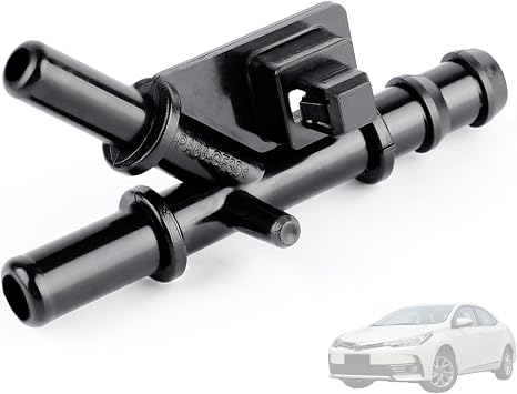 16264-21090 Car Engine Water By-Pass Hose Connector Compatible with Toyota Scion xB 2008-2015 Replacement Cooling System Pipe Joint