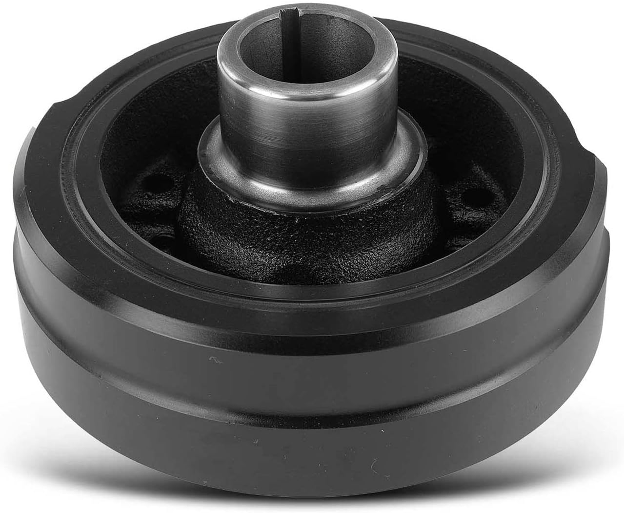 A-Premium Engine Harmonic Balancer Pulley Compatible with Ford F150, F250, F350, Mustang, Thunderbird, Custom, E150 E250 E350 Econoline & Lincoln Continental, Mark VI & Mercury Cougar, OHV V8 5.0L