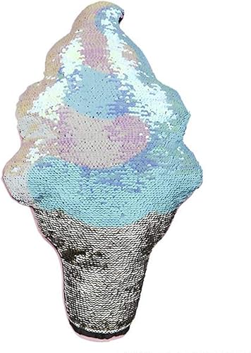 Miniatura 2 de Almohada reversible de lentejuelas de 16 pulgadas  Selecciona tu diseño colorido favorito de llama, narval, panda, pingüino, dona, sandía, perezoso,