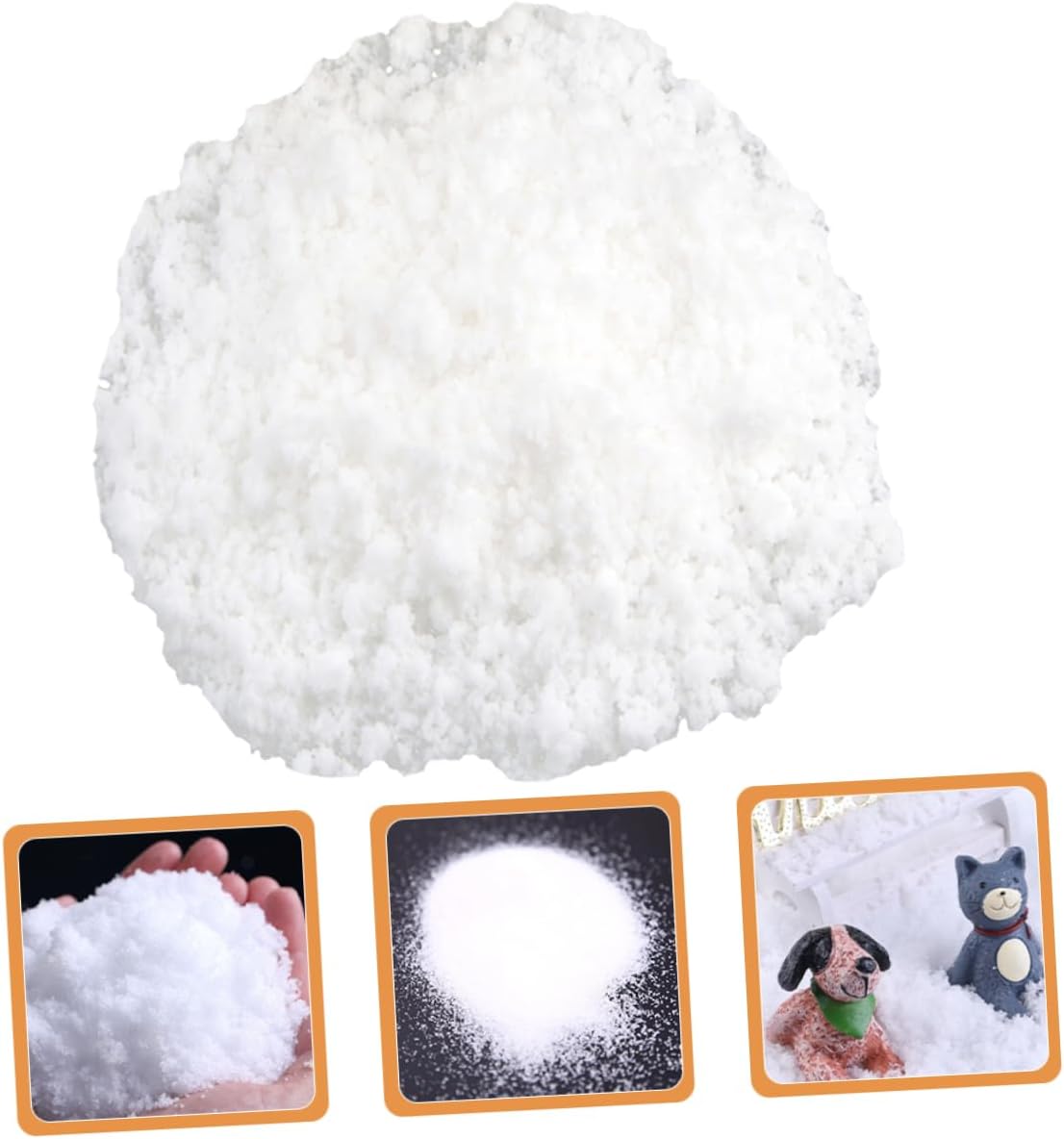 Fake Snow for Christmas Tree 500g Artificial Snowflakes Snow Decorations for Mini Village