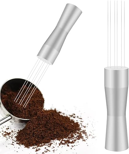 esidianzi - Agitador de café expreso, aguja de manipulación de café, distribuidor de manipulación de café, herramienta WDT de acero inoxidable de