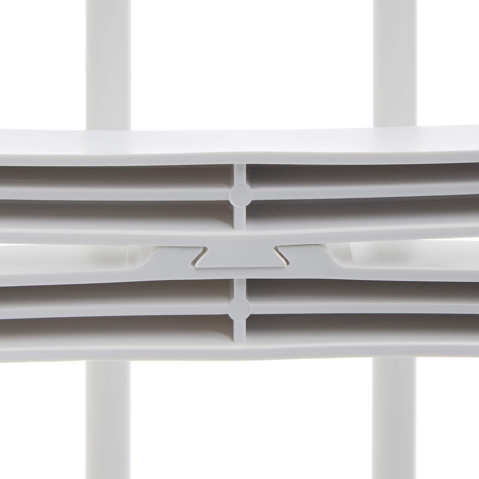 Rayen - Étendoir à linge, Séchoir en Résine avec Sécurité, Léger et Résistant, 20m d’Étendage pour Intérieur et Extérieur, Blanc