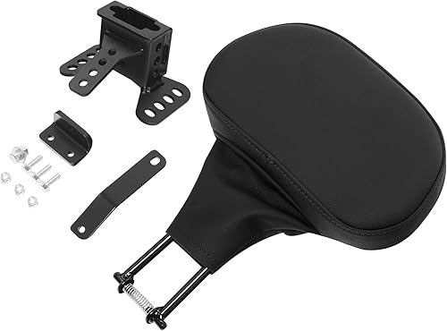 Miniatura 2 de XFMT Almohadilla de respaldo desmontable de liberación rápida ajustable para conductor para Harley Davidson Touring Road King CVO 2009-2025