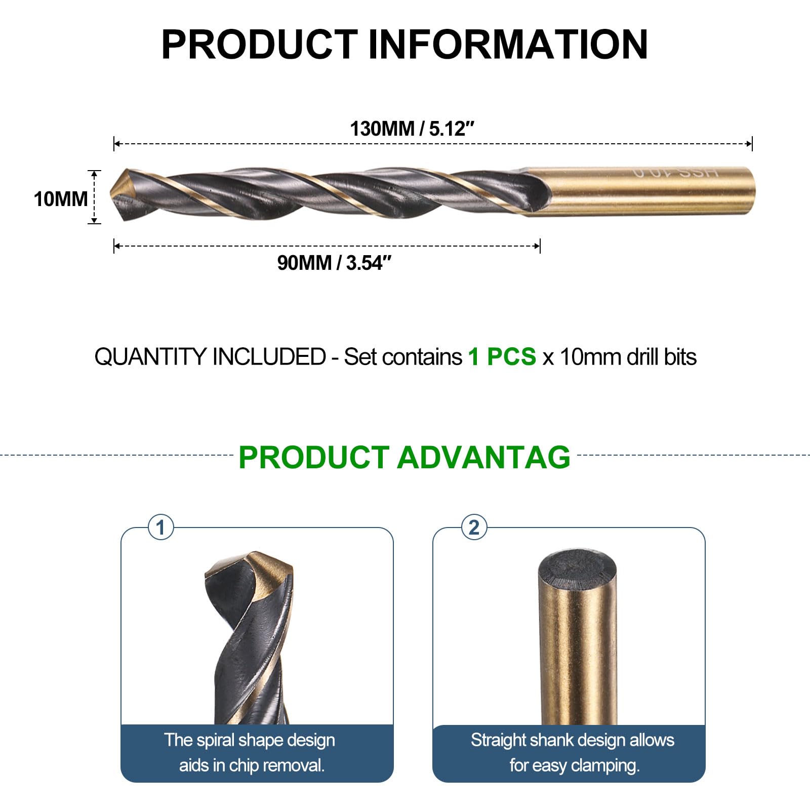 METALLIXITY Drill Bit (10mm) 1Pcs - Image 2