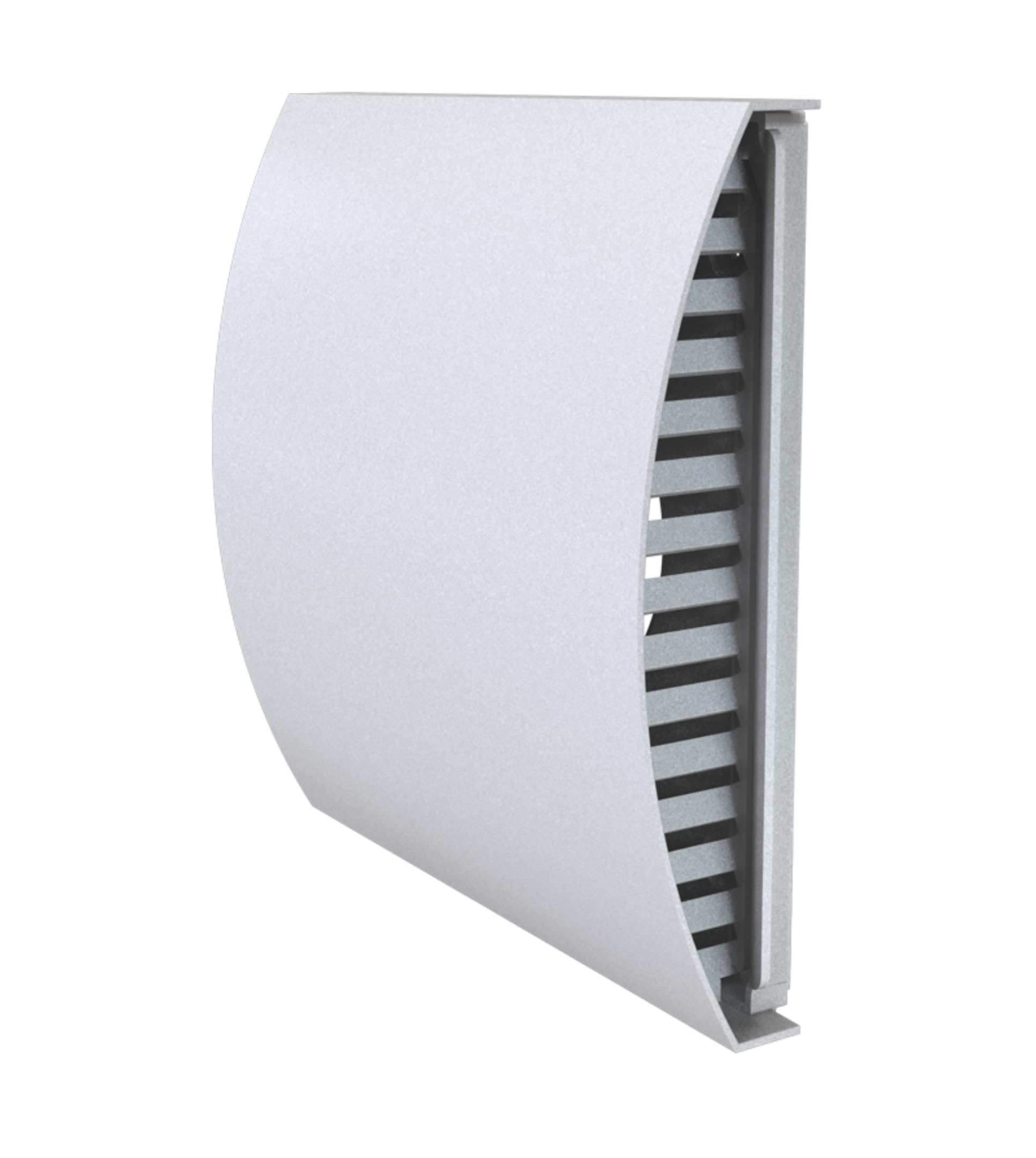 Hotte d'aération extérieure EH 14 ventilation façade blanche 100mm