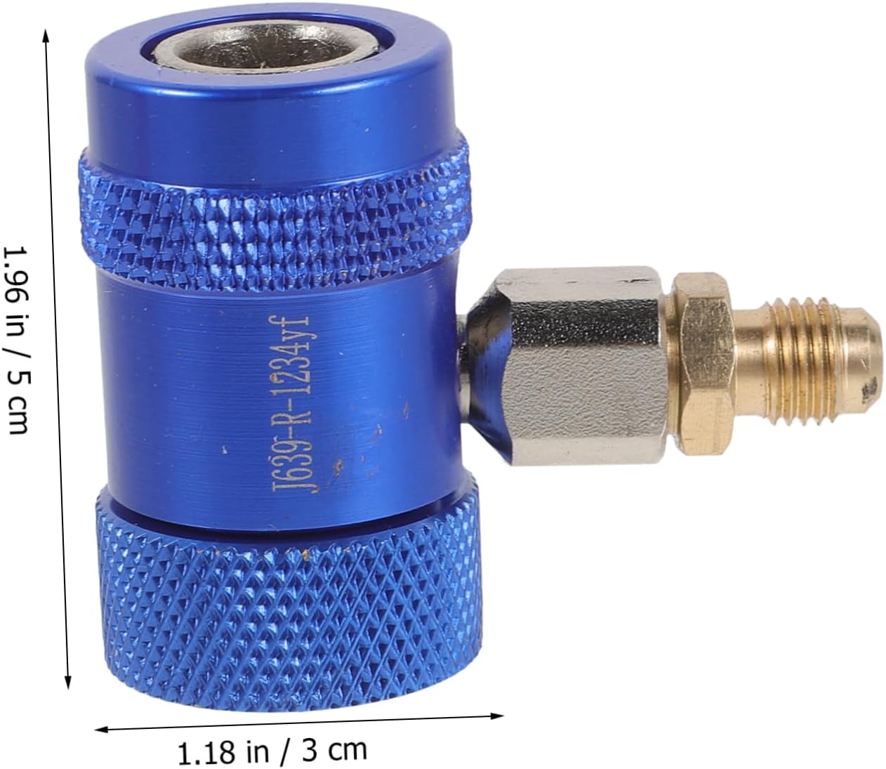 Zerodeko Adjustable R134A Car Refrigerant Adapter Fittings Set Compatible Car Air Conditioner Systems Sturdy Aluminum and Copper Construction