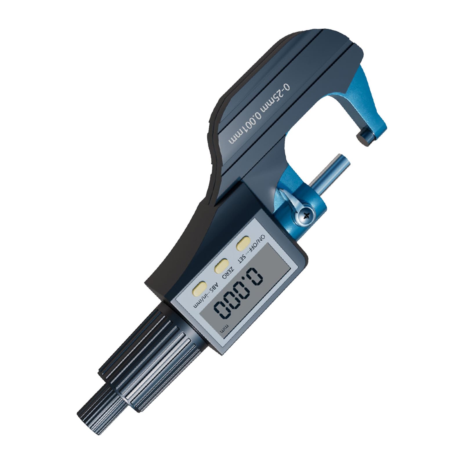 Generico Micrometro Digitale per Misura Spessori Metallo Strumento di Misura Elettronico Preciso con Display Lcd Certificazione Iso Conversione per Lavorazioni Meccaniche e Officina