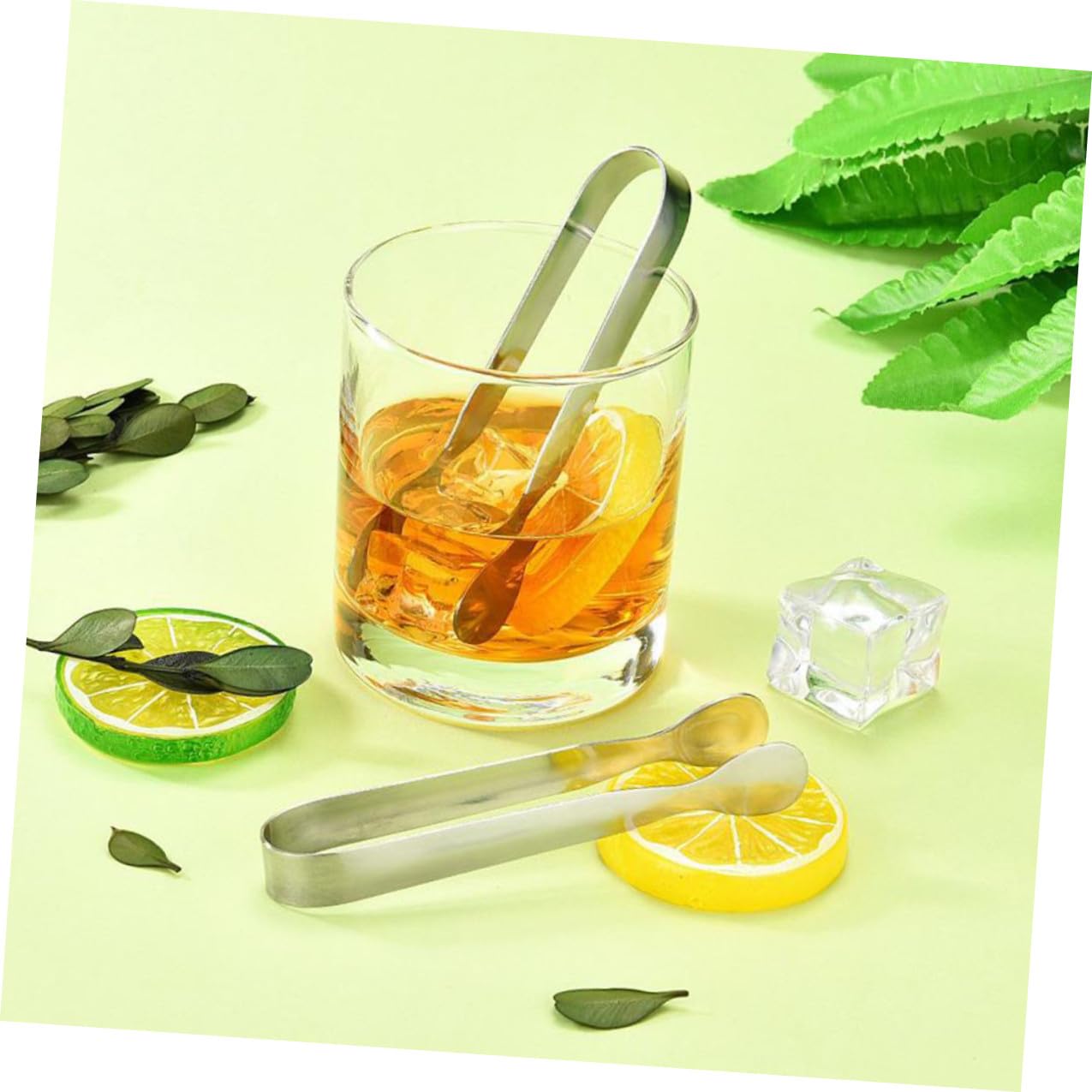 Pinzas para Azúcar de Acero Inoxidable 304, 11 Cm, 6 Unidades, Miniaturas para Cubitos de Hielo y Alimentos, Resistentes y Seguras para Hogar, Bar y Fiestas