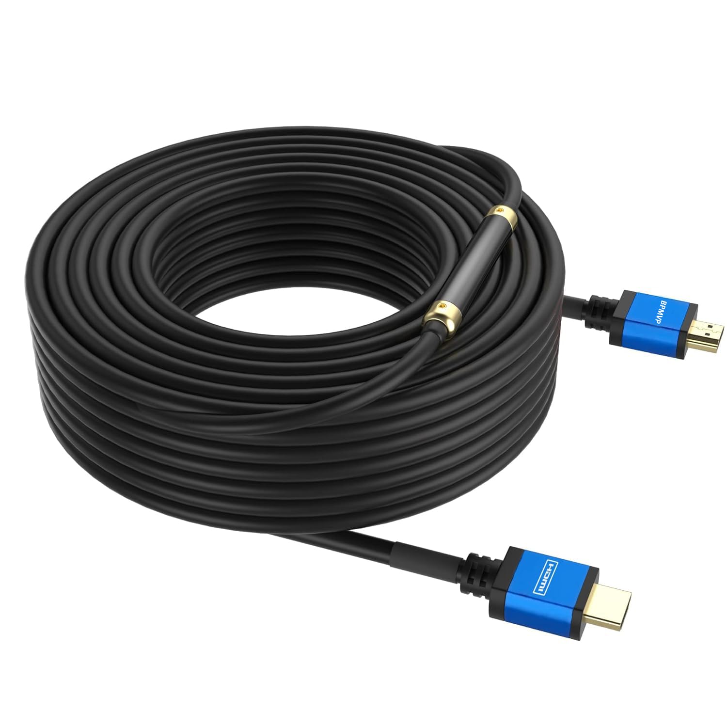 BPMVP Cavo HDMI 4K da 30,5 m, ultra HD, ad alta velocità, 4K60Hz, cavo HDMI 2.0, supporto 4K, 2160P, 1080P, 3D, Ethernet e ritorno audio (ARC), HDR, larghezza di banda 18 Gbps, HDCP2.2