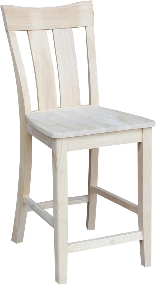 International Concepts Ava 24" Unfinished Counter Stool