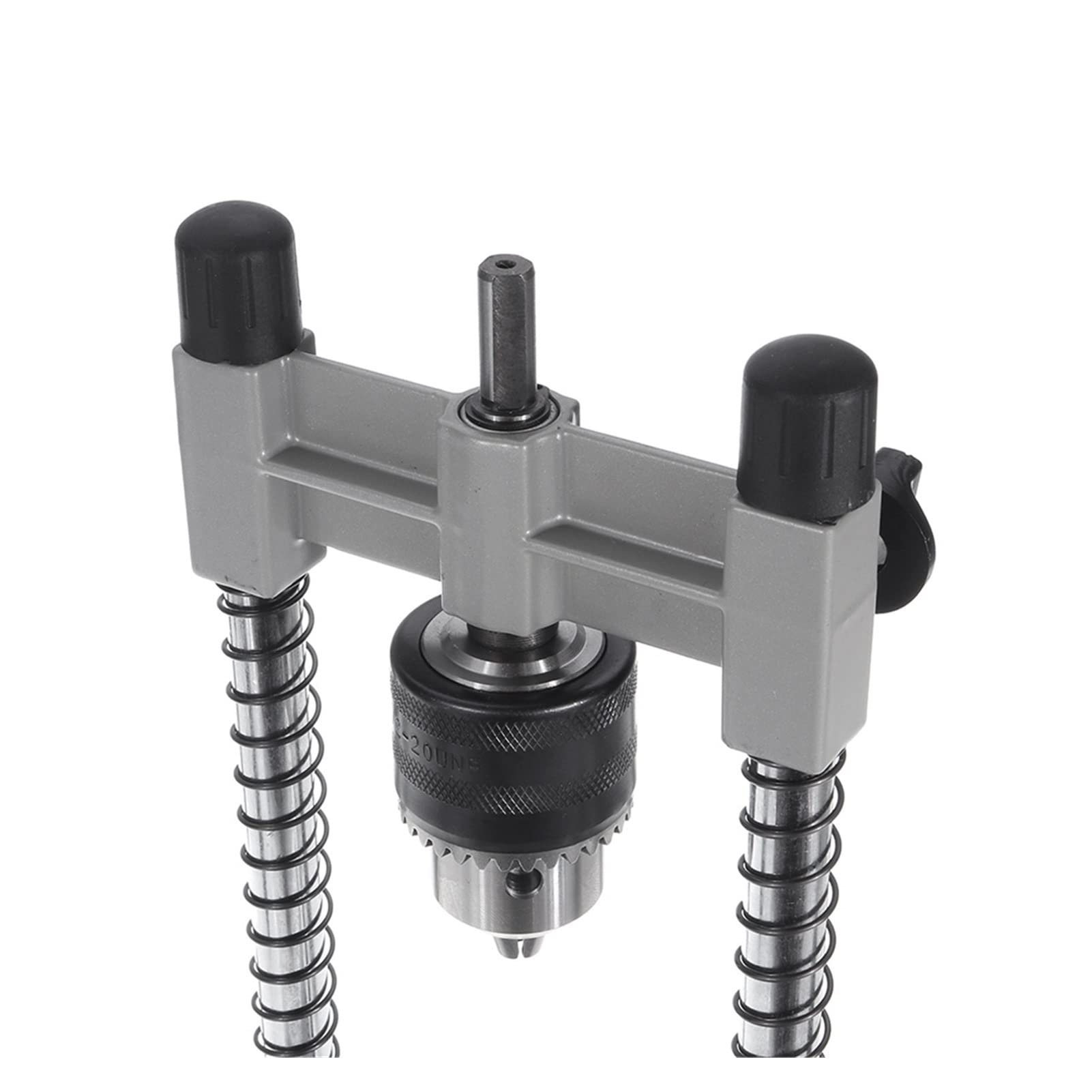 Portable Drill Guide – 0° To 60° Angle Drill Jig Attachment With 1/2-Inch Chuck For Hand Drills