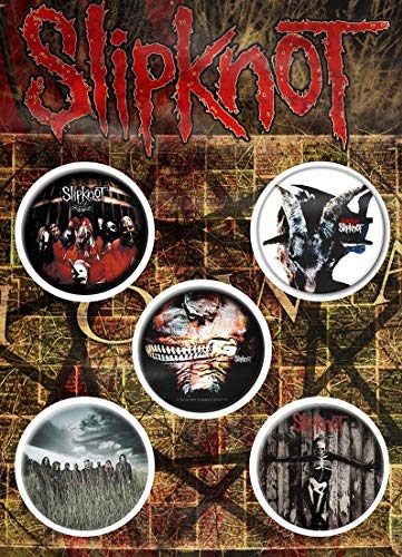 Slipknot Album 5 x 25 mm märkespaket (rz)