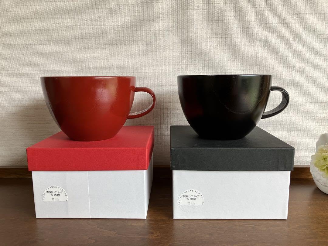 Amazon.co.jp: 木曽塗 木曽漆器 スープカップ ボウル お椀 鉢 2客