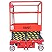 Pake Handling Tools 19 FEET MAX Lift Electric Scissor Lift Man Lift 660 lb Cap.