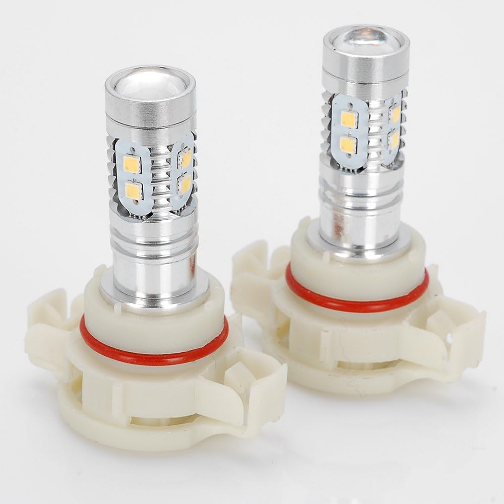 Astra Depot 2x 6000K Xenon White 10SMD H16 High Power LED Projector Fog Daytime