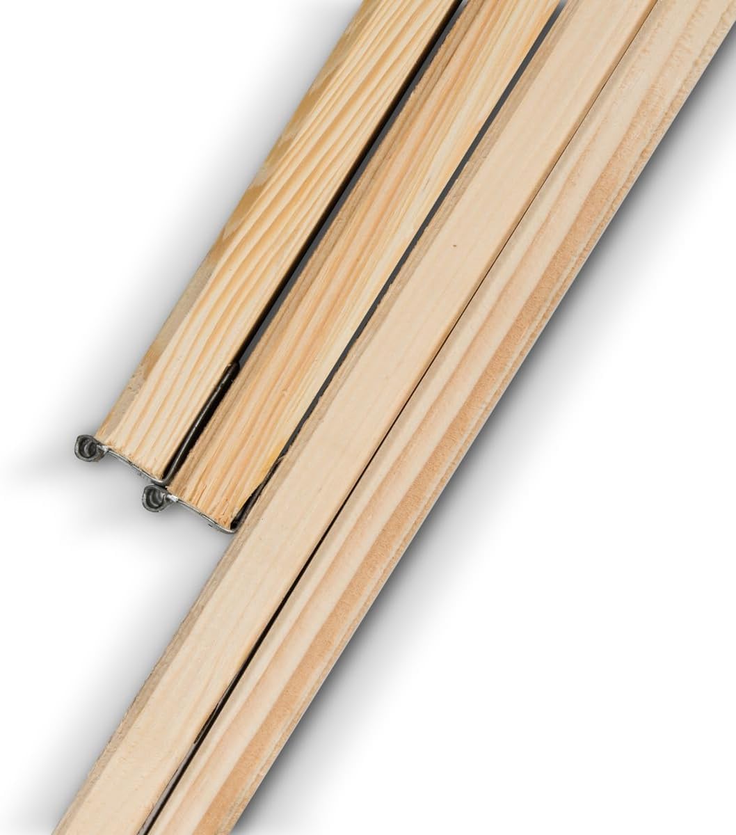 Bancal alto Gardivo 120 x 80 x 20 cm – 3 piezas de madera – Marco de palé de madera, cercado de jardín, apilable, enchufable