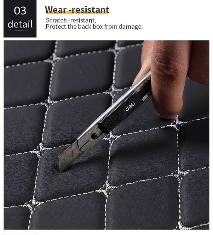 Image of PROTEGO 7D 7-Layer Car Mats Full Set Custom Fit for Toyota Urban Cruiser /Maruti Brezza | Double-Stitched PU Leather + Velcro Bottom | Mono Grass, Heavy Duty Vinyl, Non Woven Fabric,SoftFoam,XPE