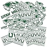 Desert Cactus Utah Valley University Sticker Utah Valley Wolverines Vinyl Decal Laptop Water Bottle Car Scrapbook Sheet (Type 1-1)