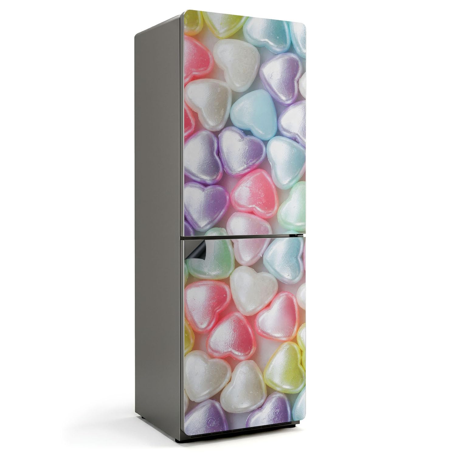 Tapis Magnétique Coeurs Colorés et Brillants Finition Mate Durable