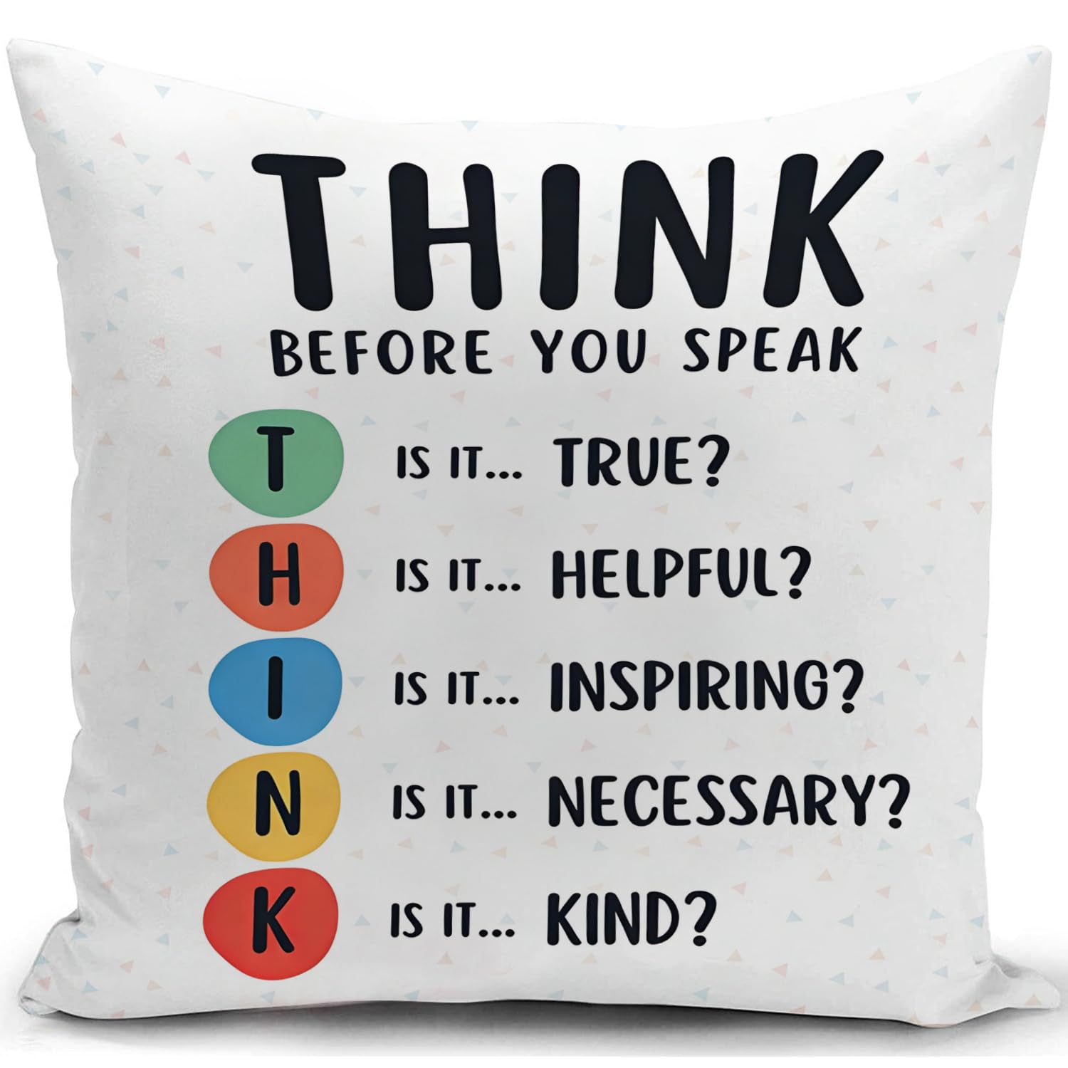 Cushion Covers Mental Health Awareness Gifts Sensory Room Must Haves Autism Equipment Psychology Therapist Teacher Gifts Positive Affirmation for Office Decor Get Well Soon Gifts for Women Men
