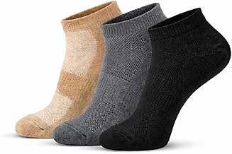 Men Cotton Blend Ankle Socks – Pack of 3 | Earth & Warm Casual Colours | Everyday Comfort Wear