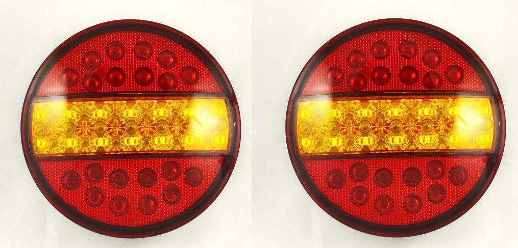 6 x 24 V Hamburger uniwersalne tylne światła obrysowe LED lampy ciężarówki przyczepa przyczepa przyczepy traktora podwozie