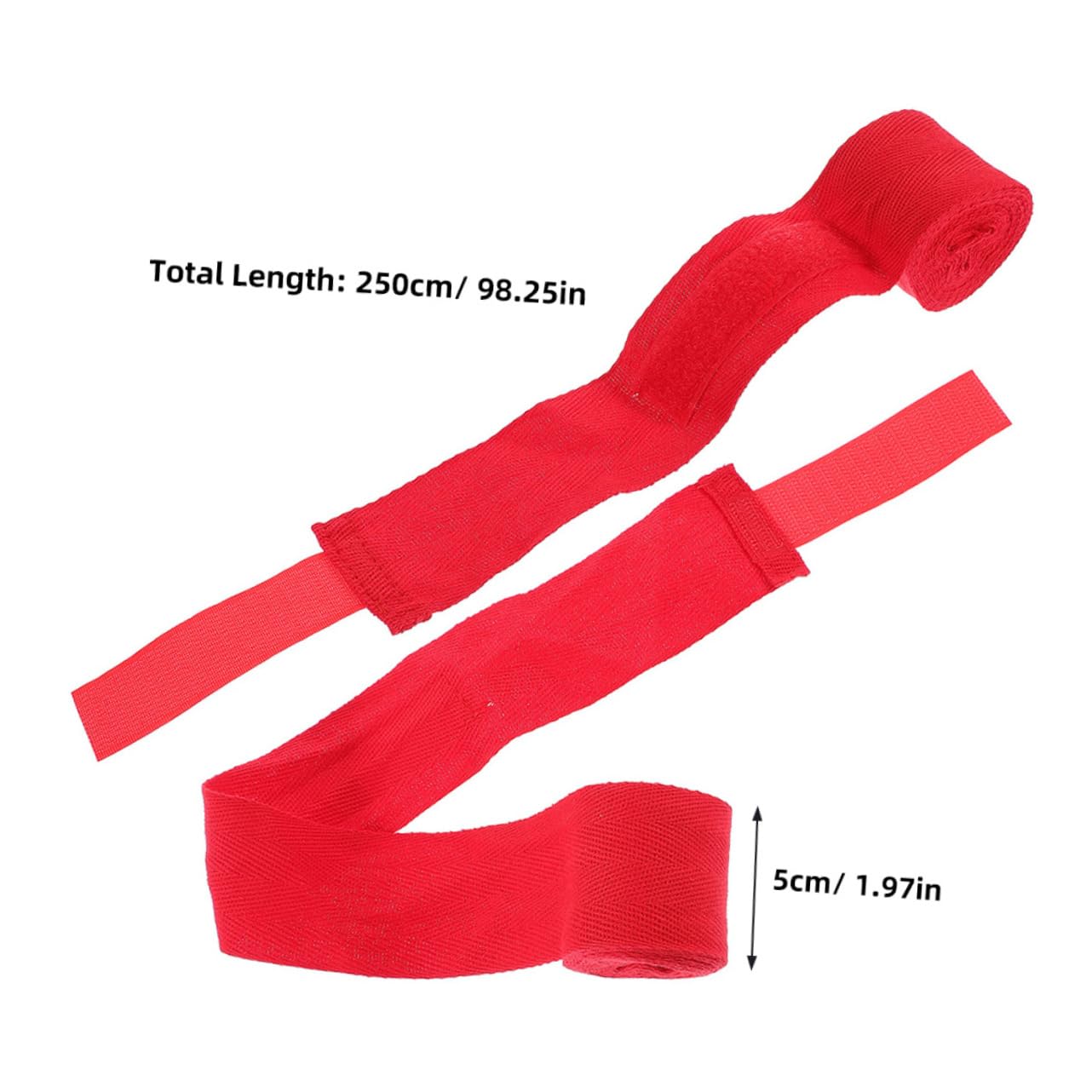 Totority Boxing Hand Wraps Thai Wrist Strap Comfortable Wrist Support Breathable Machine Washable 4 Rolls for Boxing Kickboxing Martial Arts