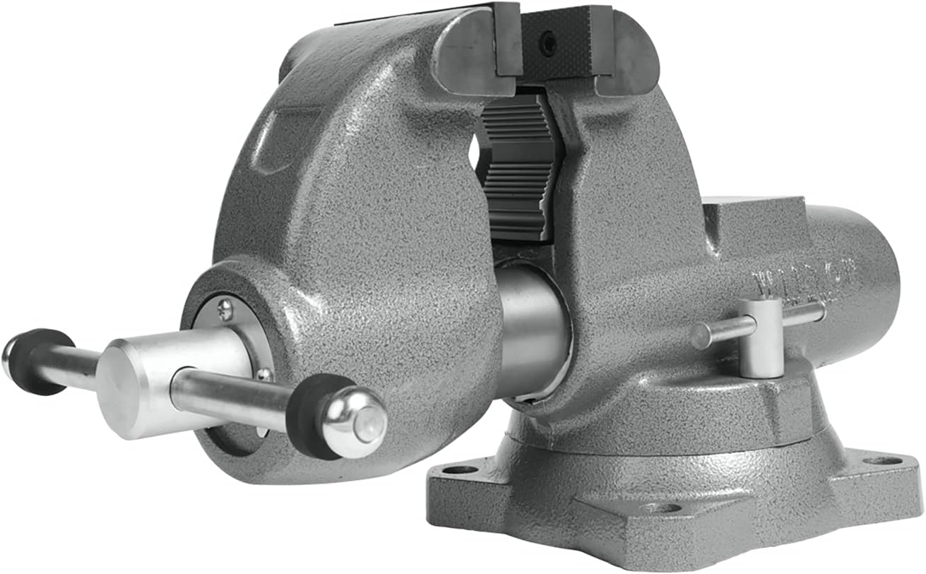 Wilton Pipe & Bench Vise, 4-1/2" Jaw Width, 6" Max Jaw Opening, 4-3/4" Throat (Model C-1)