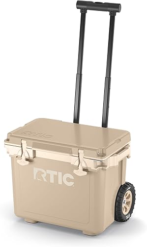 RTIC Hielera ultraligera de 22 cuartos de galón con asa, caja de hielo portátil con aislamiento duro para playa, bebidas, bebidas, campamento,