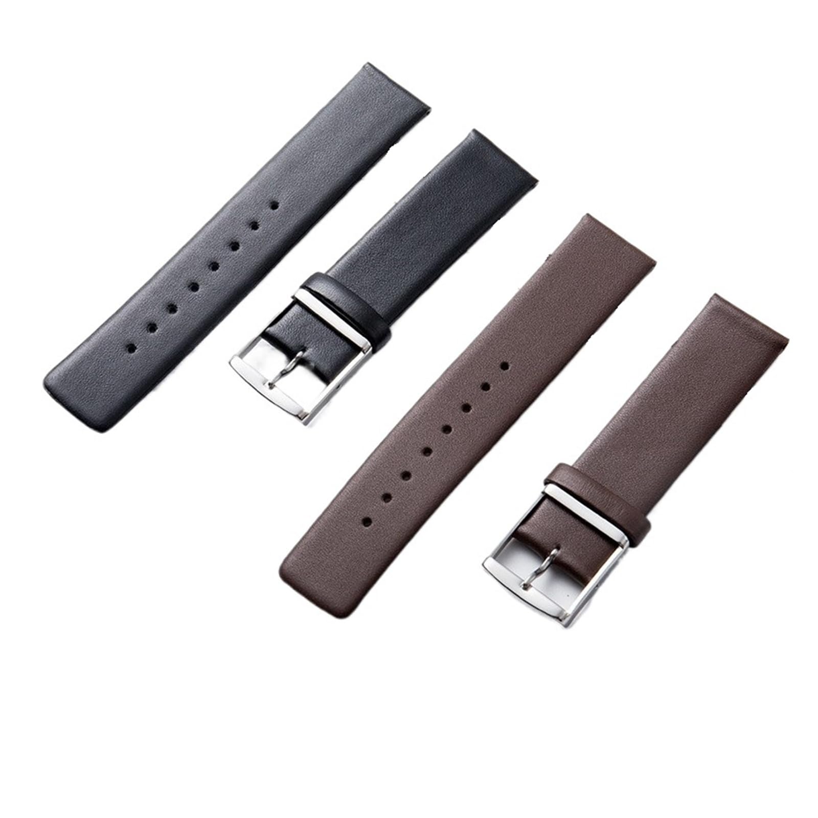 Correa de reloj de piel de becerro flexible que sustituye pulseras rigidas con total comodidad 6