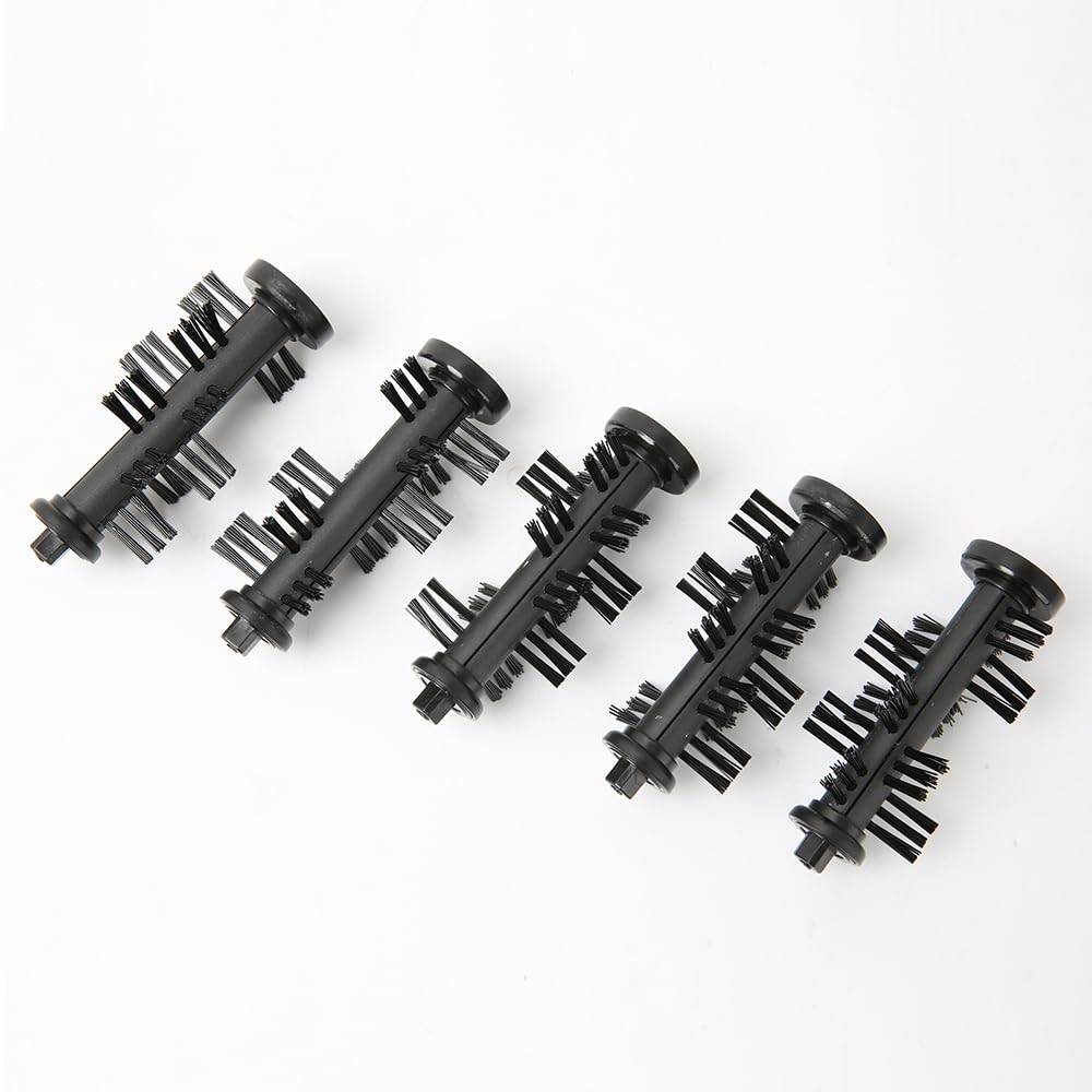 Spazzola per capelli automatica per salone di pulizia, spazzola per capelli e spazzola girevole, spazzola rotonda per capelli elettrica portatile professionale pulisce le spazzole