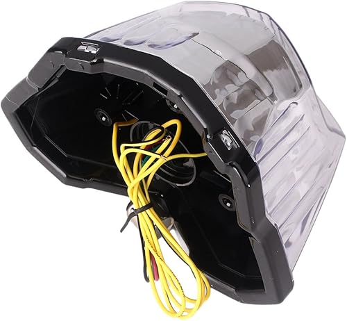 Miniatura 5 de GZYF Luz trasera de freno trasero con indicador de giro para Yamaha XJ6 2009-2012, lente transparente