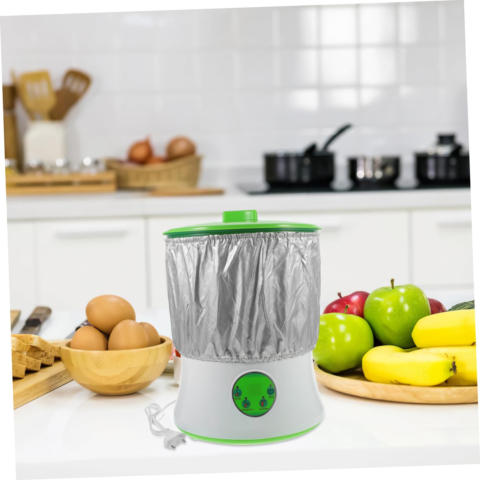 Toddmomy 20w Machine à Germer Les Haricots à Double avec Contrôle par Micro-Ordinateur et Système de Circulation Eau Automatique