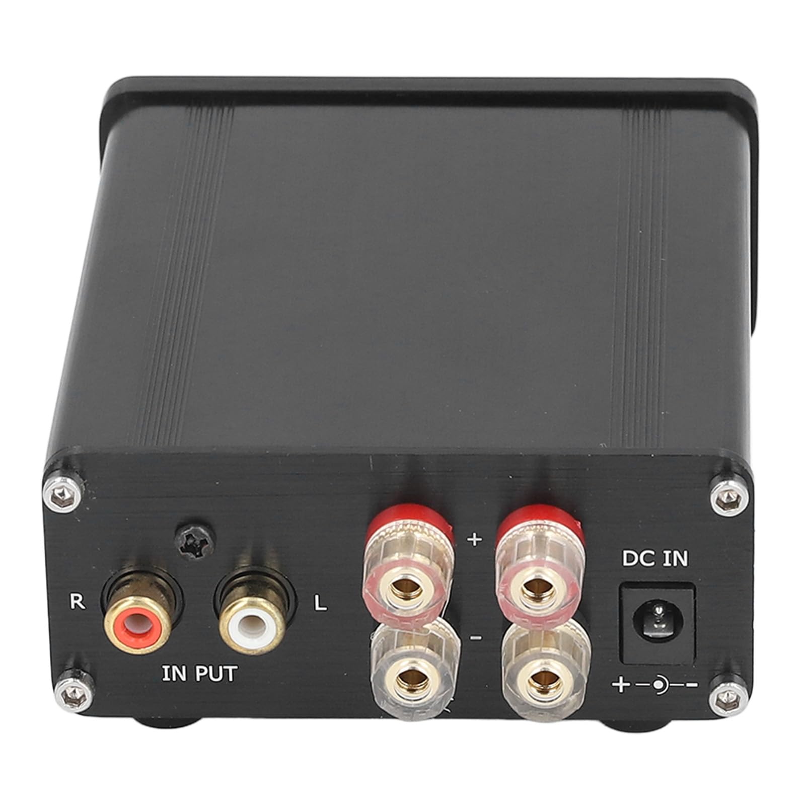Socobeta Amplificatore di Potenza Digitale HIFI Amplificatore Compatto a Doppio Canale per gli Appassionati di Audio 100 W X 2 Design in Alluminio