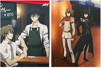 Amazon.co.jp: ペルソナ5 雨宮蓮 明智吾郎 タペストリー