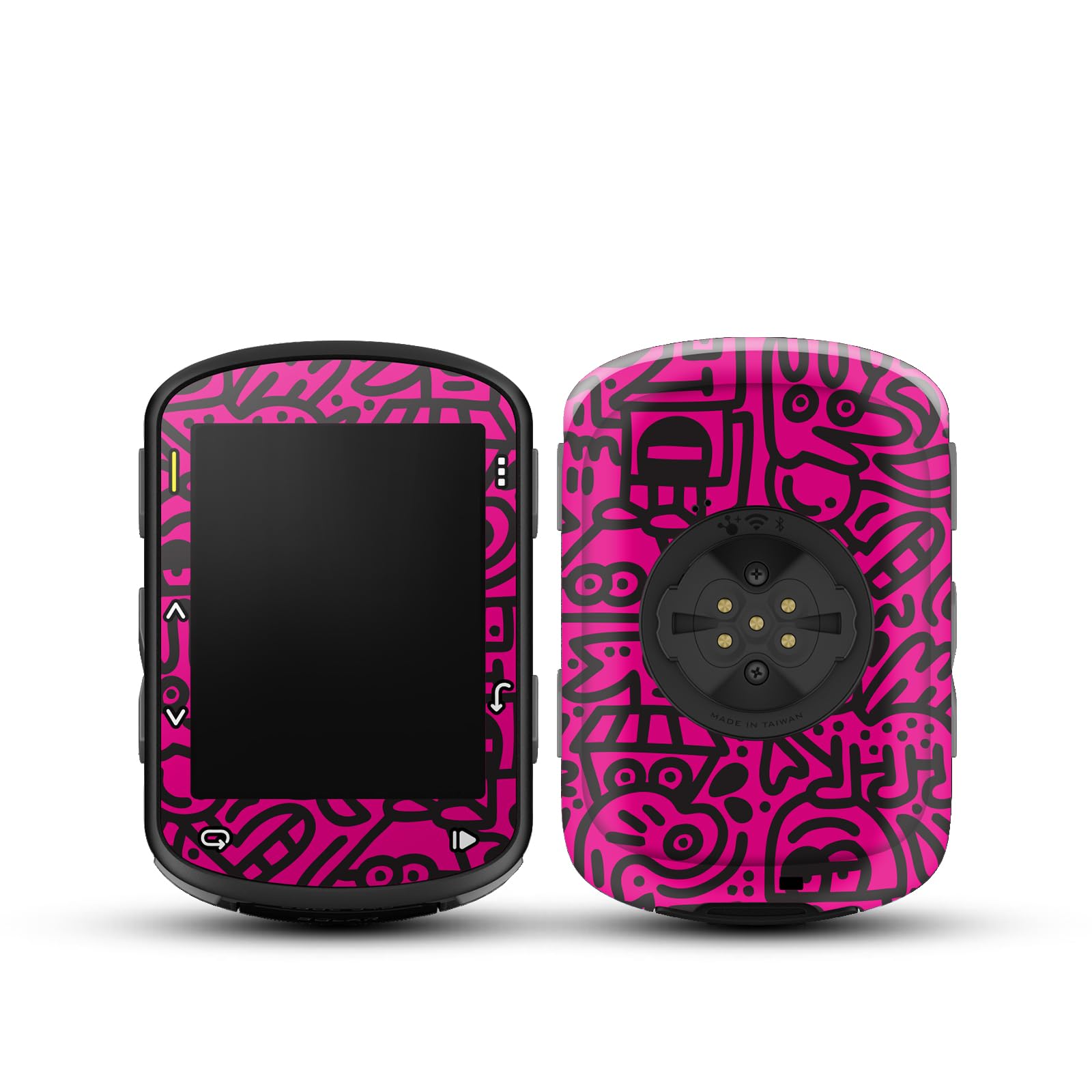 CHIDIFANS Stylish Stickers Compatible with Garmin Edge 540/840 Bike Computers, Protective Stickers, Cases, PVC Material in Various Styles (Style 52)