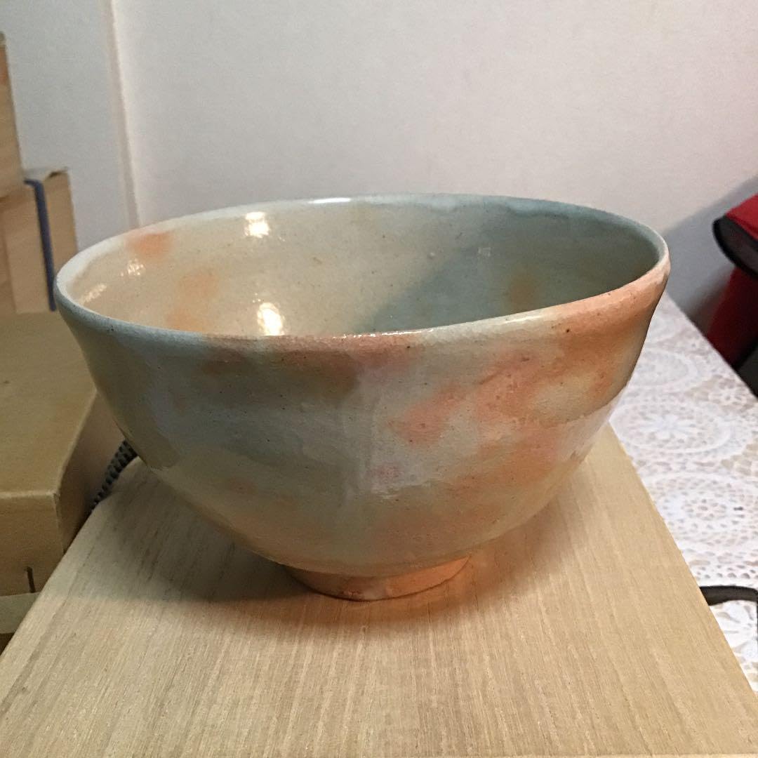 茶道具 茶碗 御本茶碗  寺垣外窯 乱れ飾り 杉本 貞光 作 共箱 N234MC 茶道具 茶碗 御本茶碗 寺垣外窯 乱れ飾り 杉本 貞光 作 共箱