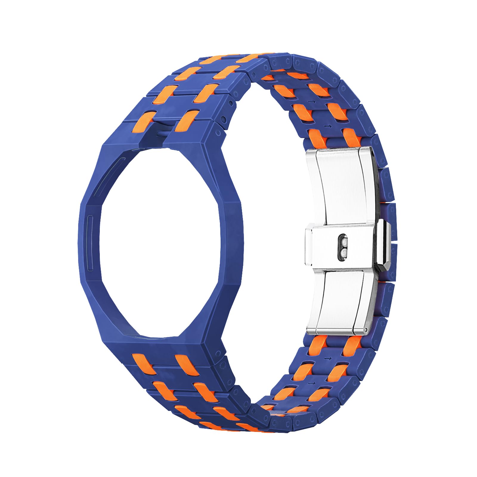Zintegrowany pasek do zegarka wszystko w jednym, lekki pasek zastępczy z bio-ceramiki, pełne akcesorium ochronne zaprojektowane do zegarka Swatch X Royal Pop
