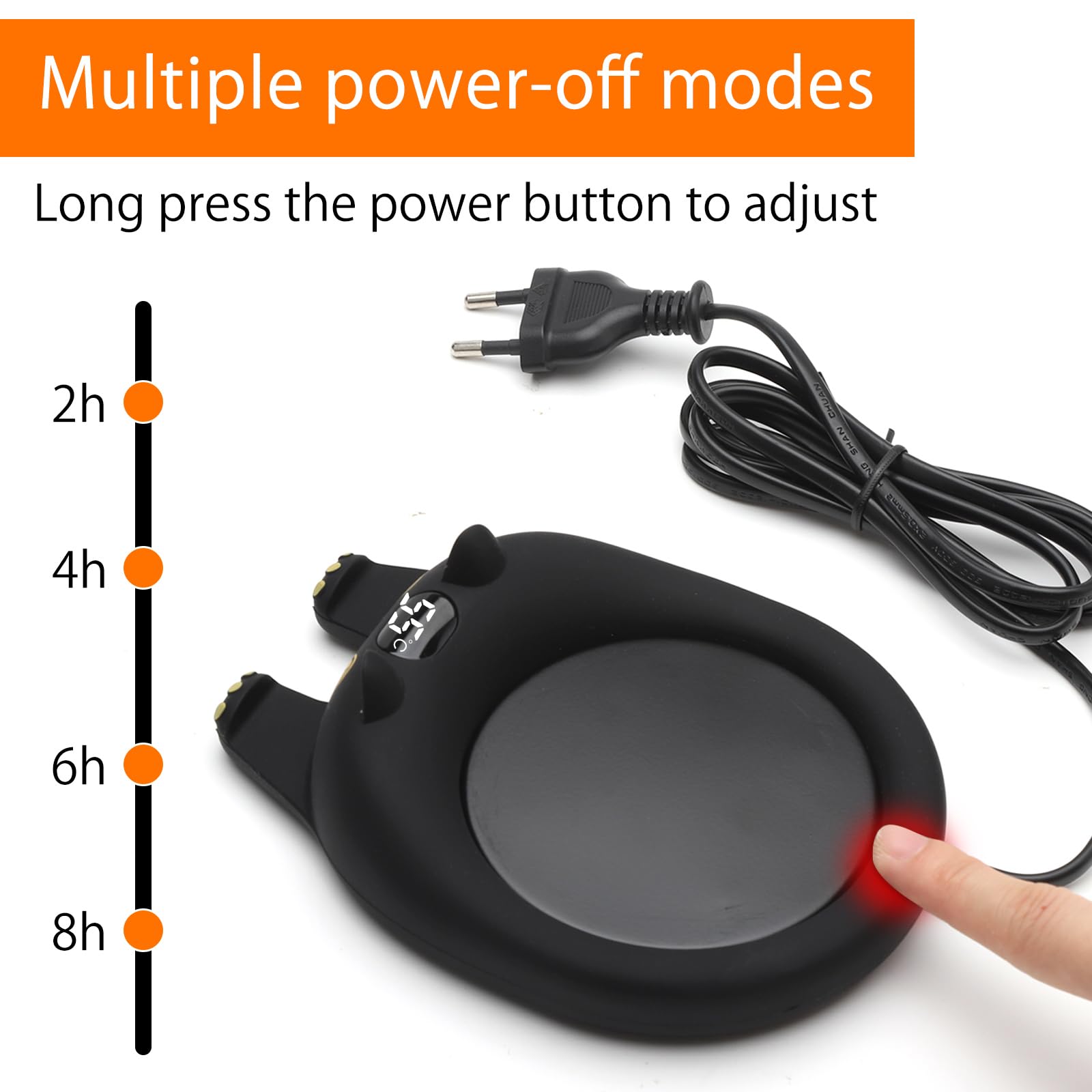 Riscaldatore elettrico per tazza e teiera - Regalo per casa e ufficio - gadget intelligente per caffè