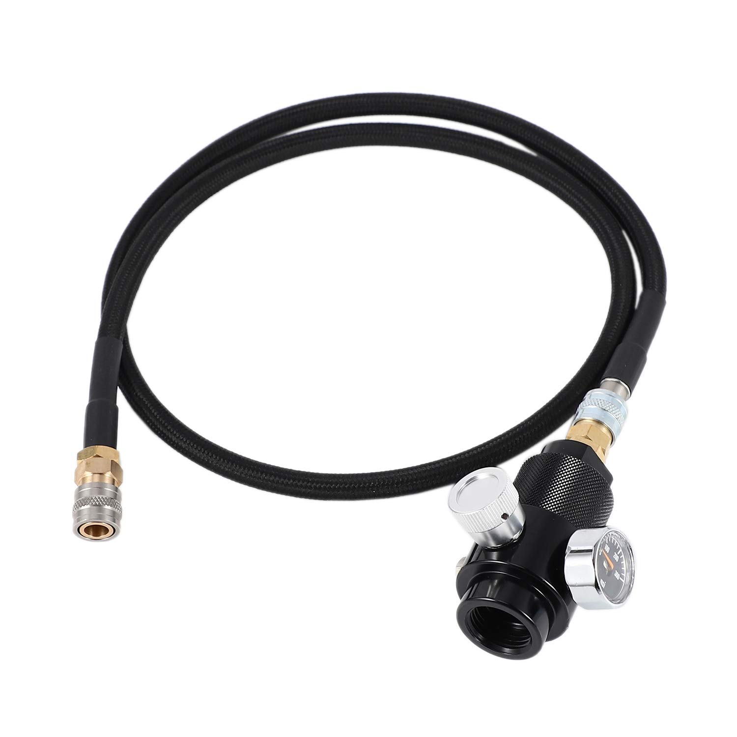 Régulateur Co2 0-200 Psi avec câble FLEX 100 cm connecteur cylindre réservoir