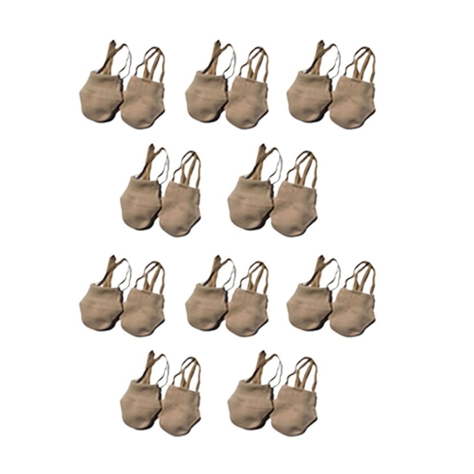 Punteras Gimnasia Ritmica Zapatillas de gimnasia rítmica suaves medias punto competición profesional