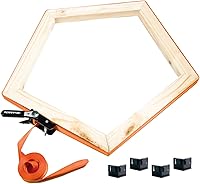 POWERTEC 15ft Adjustable Band Strap Clamp for Woodworking - Ratcheting Handle, Non-Marring Corners, 1000 lbs Capacity (72071)