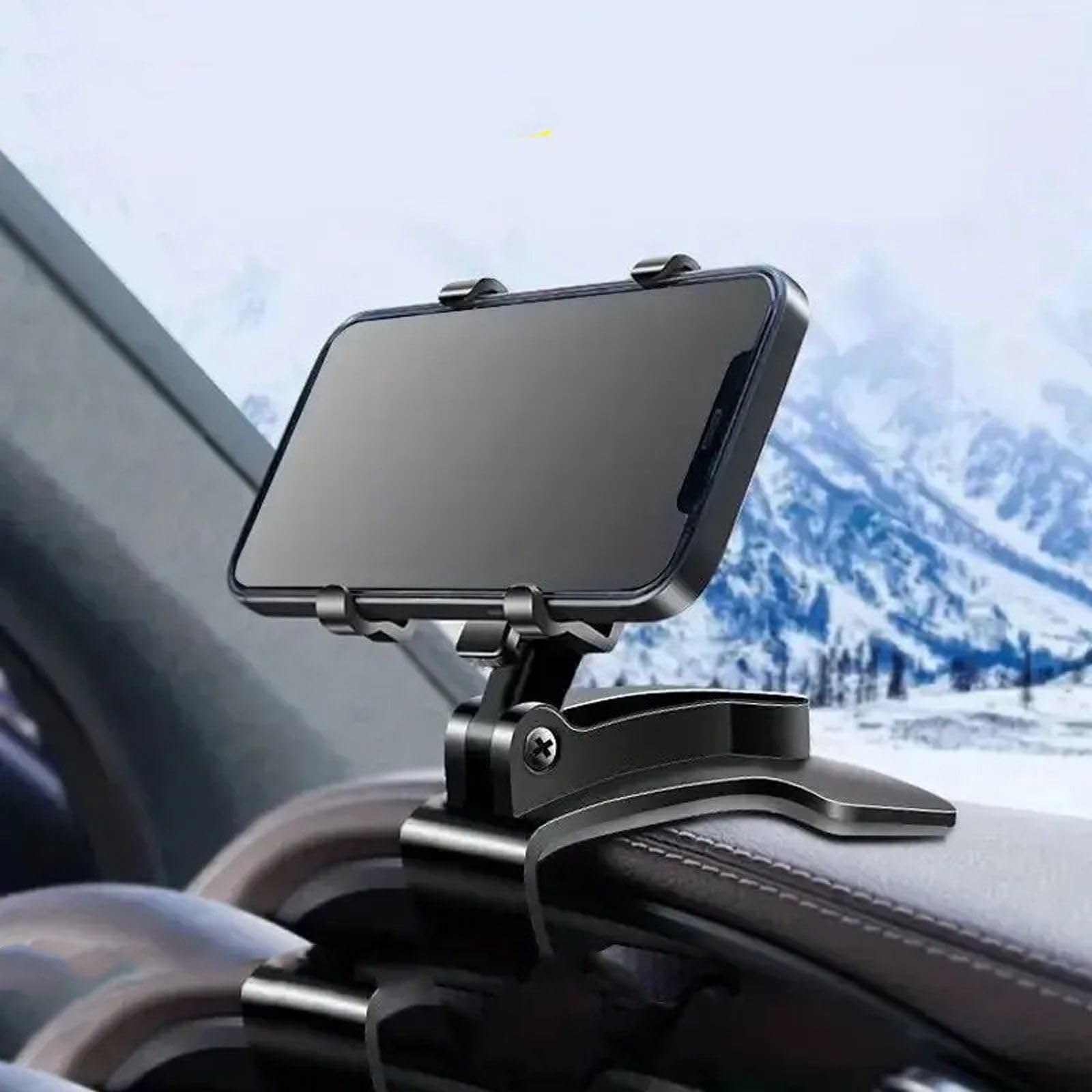 Uchwyt samochodowy na telefon Stojak Uchwyt samochodowy Uchwyt samochodowy GPS Obsługa telefonu komórkowego w uchwycie samochodowym, pasuje do iPhone'a Samsung Xiaomi