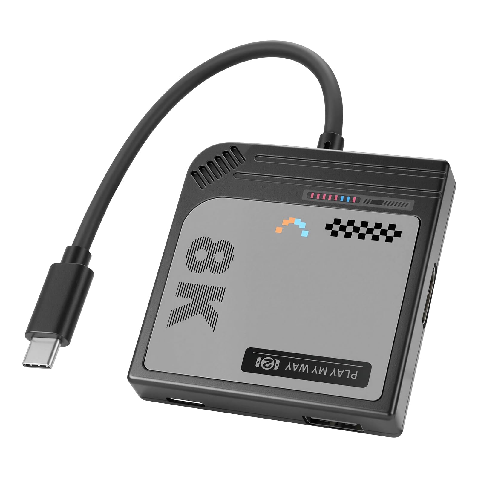 Base portátil para Switch y Steam Deck ideal para jugar en televisión 4K en viajes 8