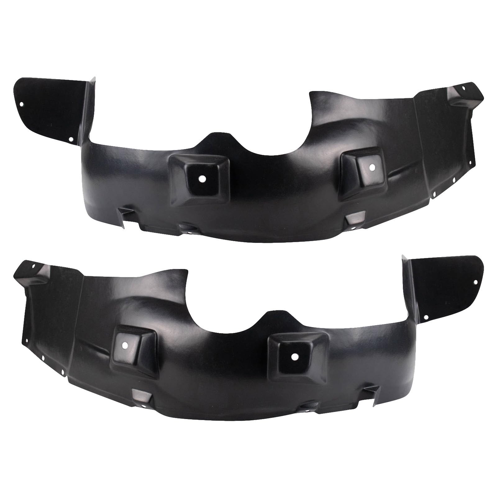 TRQ Front Inner Fender Liner Set | For 2005-2009 Chevrolet Equinox 2006-2009 Pontiac Torrent GM1250112 GM1251113