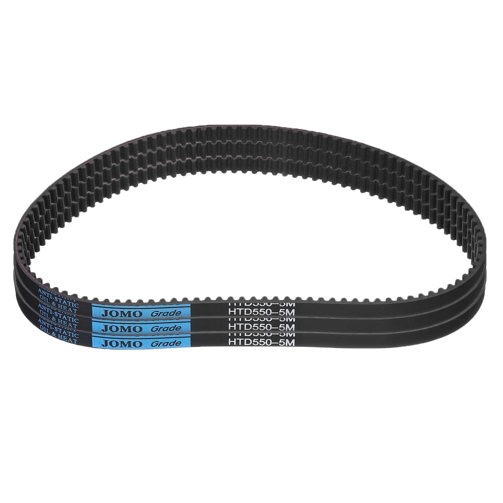 Courroie de distribution HTD-5M en caoutchouc de 550mm pour poulie fermée d'imprimante 3D