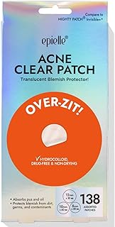 Epielle Over-Zit - Parches transparentes para...