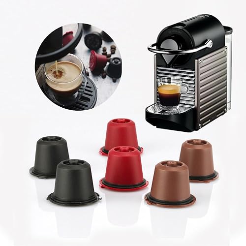 Miniatura 8 de Cápsulas de café reutilizables para Nespresso OriginalLine, BENFUCHEN - Cápsula de café recargable compatible con N espresso OriginalLine, 2 negros,