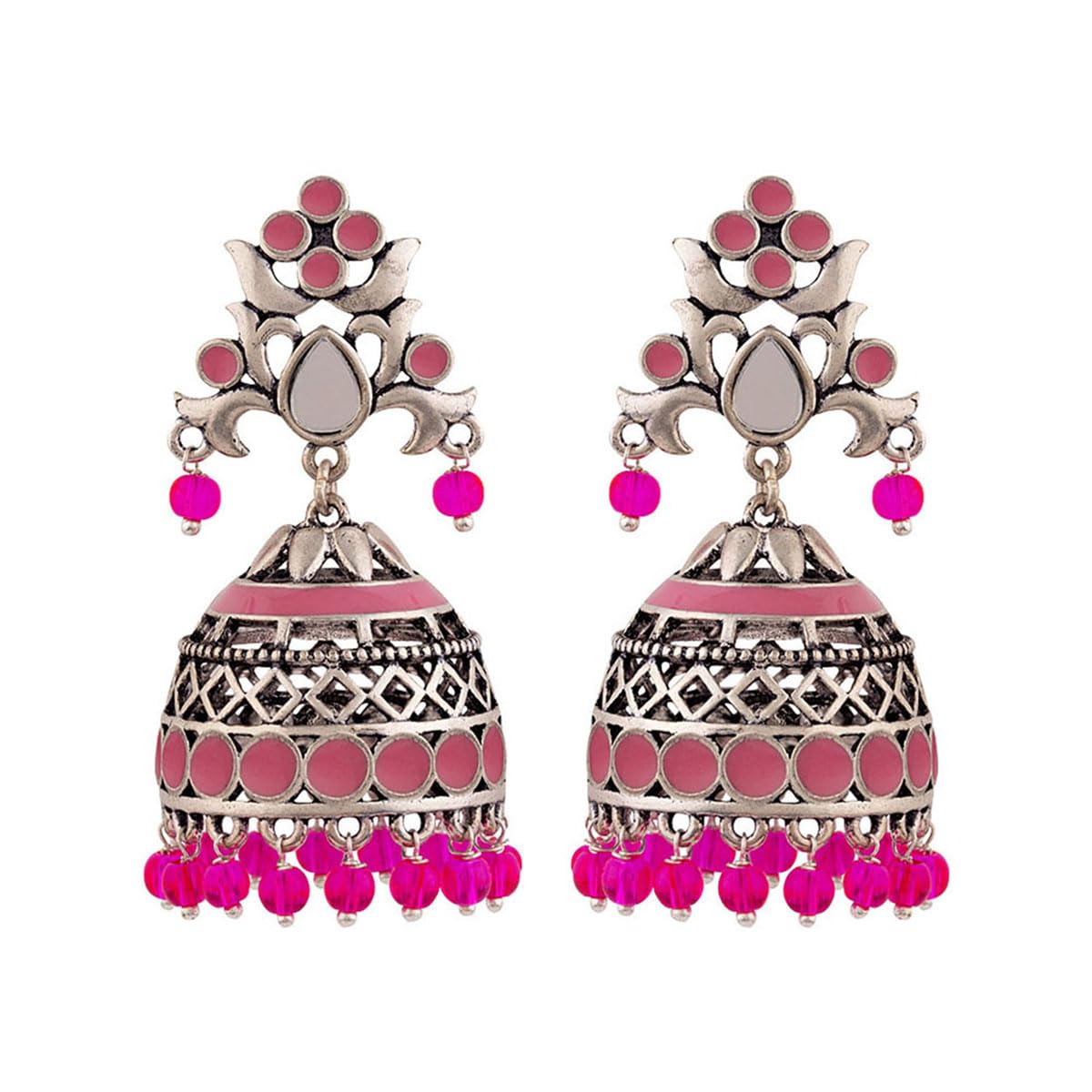 See full amazon price history chart for Voylla Brass Silver Oxidised Plating Rangabati Pink Embellishments Jhumka Earrings with Pearl Beads for Women and Girls Voylla Brass Silver Oxidised Plating Rangabati Pink Embellishments Jhumka Earrings with Pearl Beads for Women and Girls (B07K28WHLD) Amazon Price History, Amazon Price Tracker