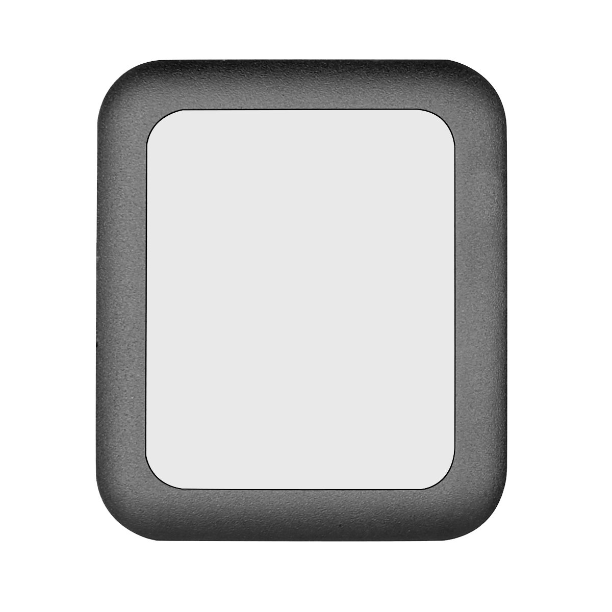 Pellicola per schermo, in vetro temprato, di 0,2 mm, per orologio Apple Watch 42 mm, colore: nero